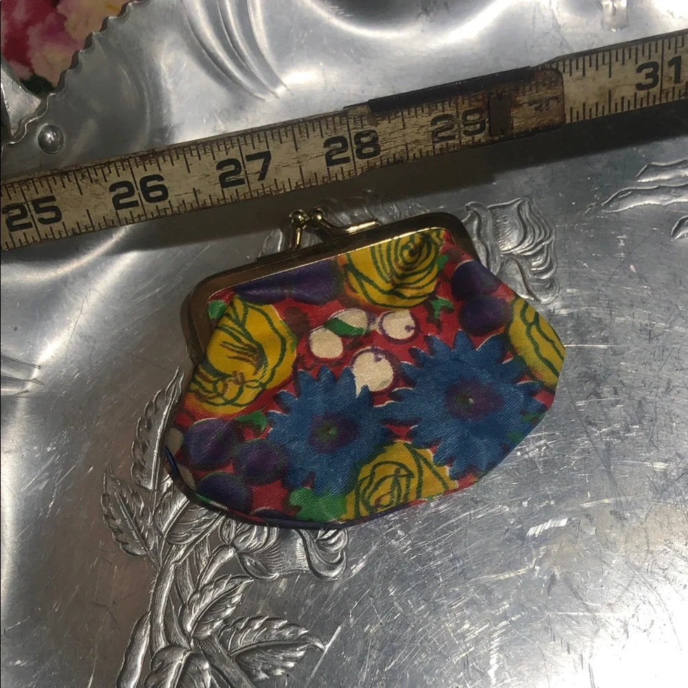 💙Vintage Floral Print Women's Coin Purse